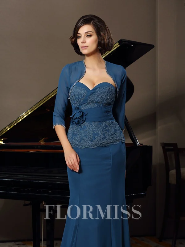 1/2 ermer chiffon spesielle anledninger sjal
