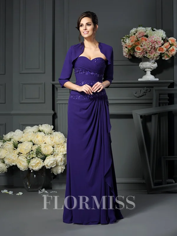 Chiffon 1/2 ermer spesielle anledninger sjal