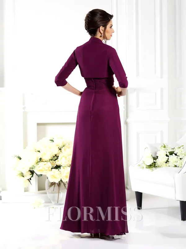 3/4 ermer chiffon spesielle anledninger sjal