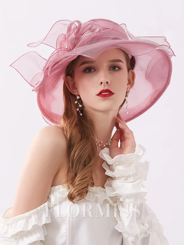 Damer Vakre Silke Blomst Kentucky Derby Hatter/Te Party Hatter