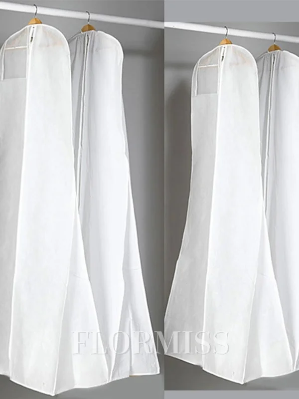 Hvite Elegante Kjolelengde Klesposer