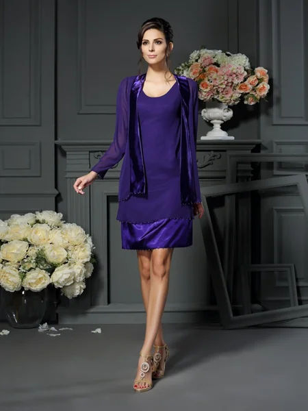 Lange ermer chiffon...