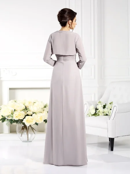 Chiffon lange ermer...