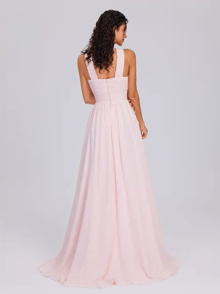 A-line kjole Halterneck...