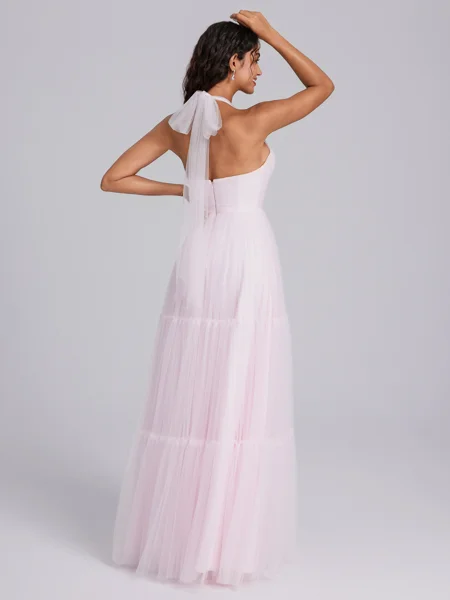 A-line kjole Halterneck...