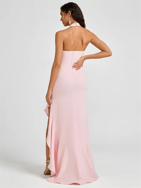 A-line kjole Halterneck...