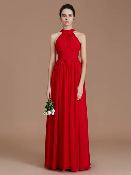 A-line kjole Halterneck...