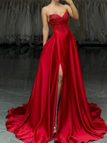 A-line kjole Sweetheart...