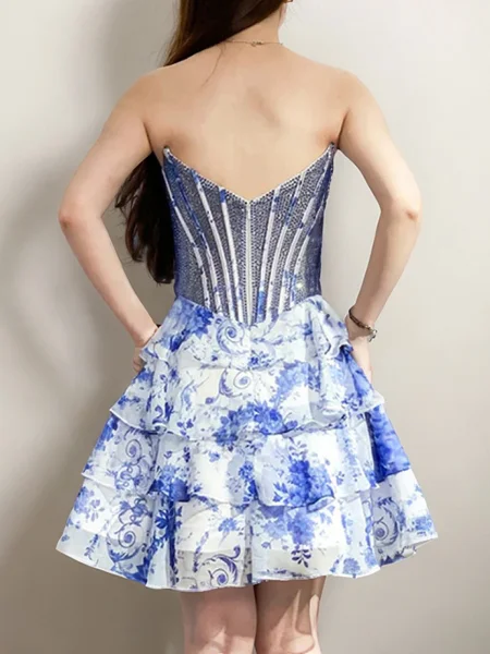 A-line kjole Sweetheart...