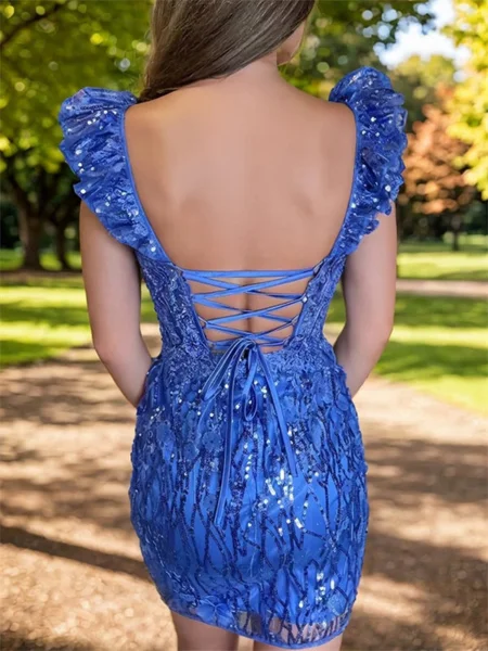 Sheath Sweetheart Paljett...
