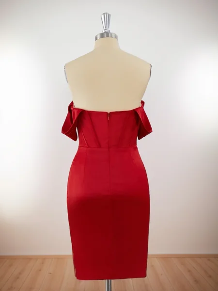 Sheath Charmeuse Bare...