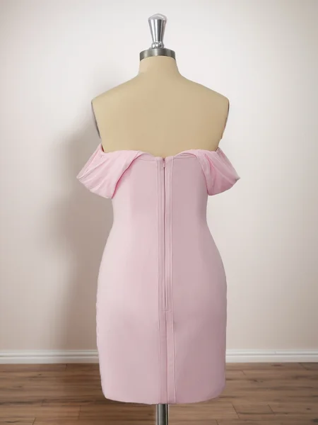 Sheath Chiffong Bare...