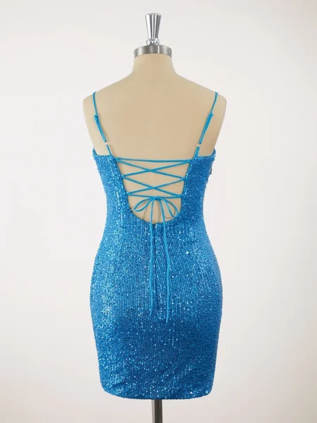 Sheath Spaghetti Paljett...
