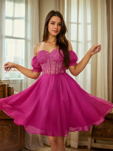 A-line kjole Sweetheart...