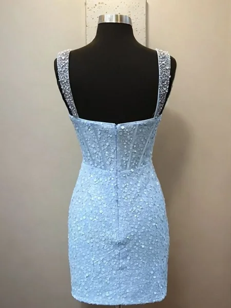 Sheath Sweetheart Paljett...