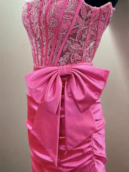 Sheath Rett Bue Kort/Mini...