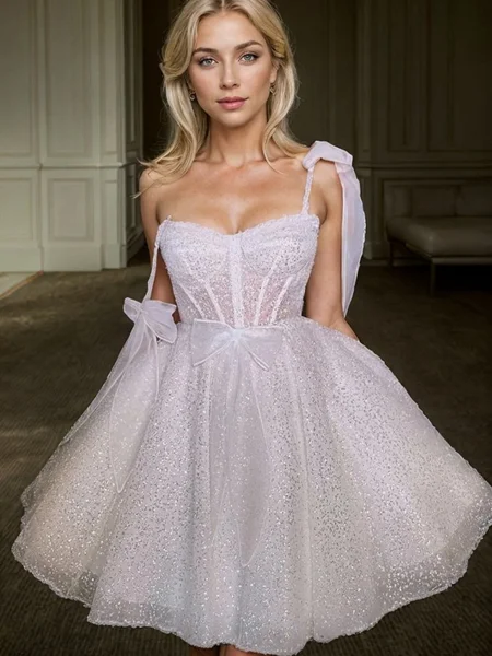 A-line kjole Sweetheart...