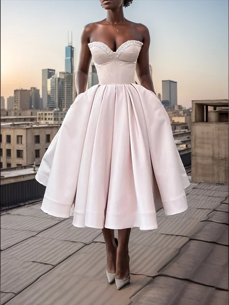 A-line kjole Sweetheart...