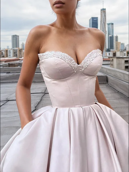 A-line kjole Sweetheart...