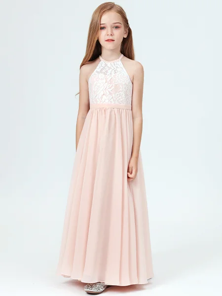 A-line kjole Halterneck...