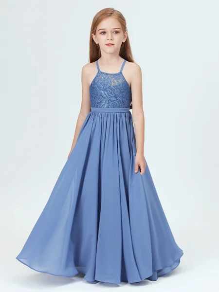 A-line kjole Halterneck...