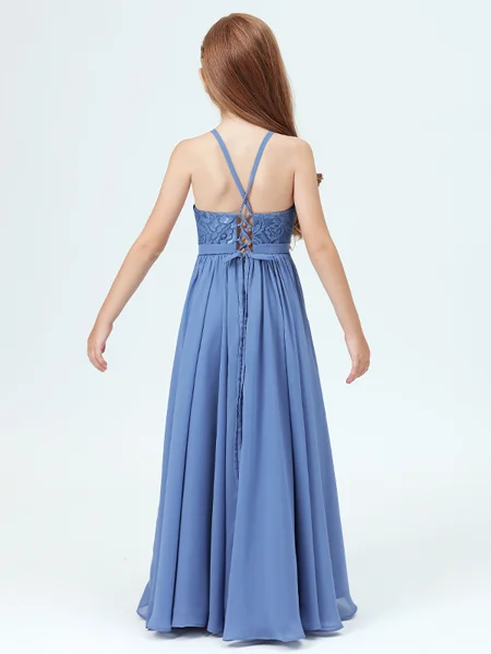 A-line kjole Halterneck...