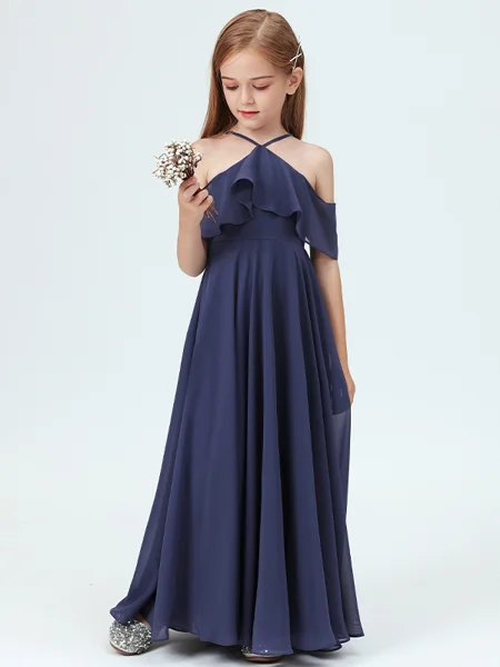 A-line kjole Halterneck...