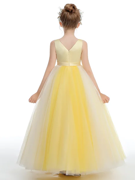 Ballkjole/Prinsesse V-hals...