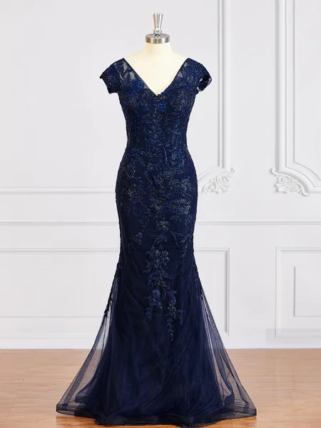 Sheath V-hals Gulvlengde...