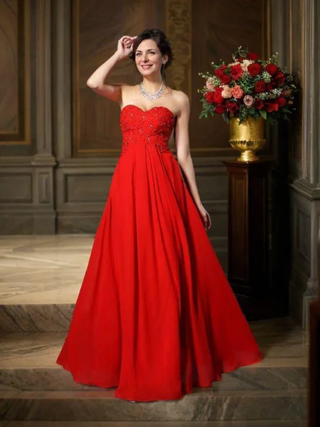 A-line kjole Sweetheart...