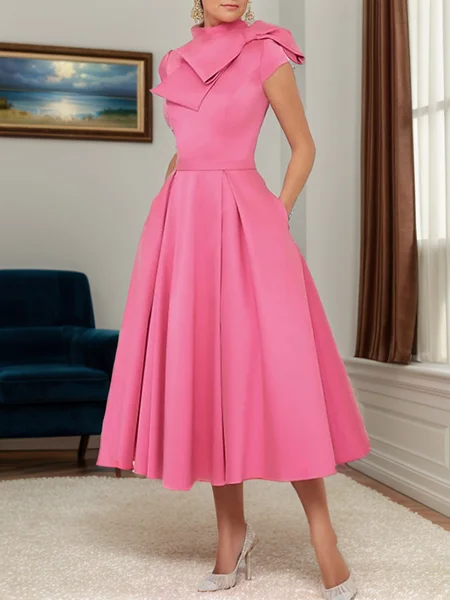 A-line kjole kjole Satin...