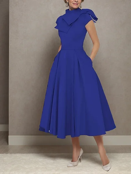 A-line kjole kjole Satin...