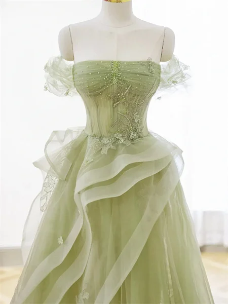 A-linje kjole Bare Skuldre...