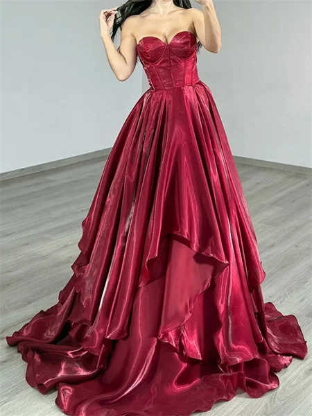 A-line kjole Sweetheart...