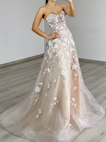 A-line kjole Sweetheart...