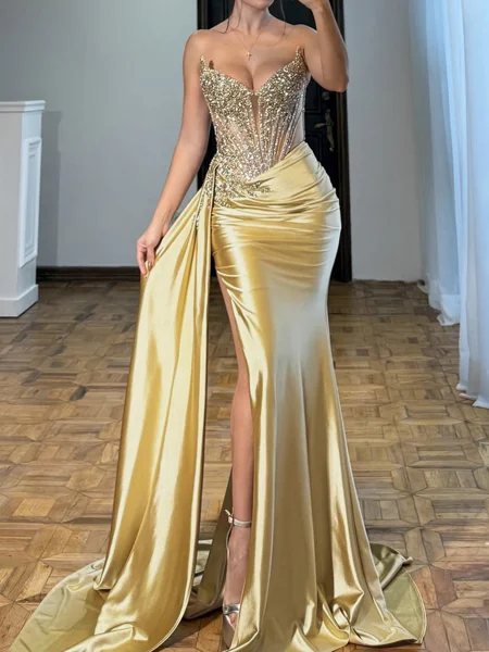 Sheath Sweetheart Paljett...