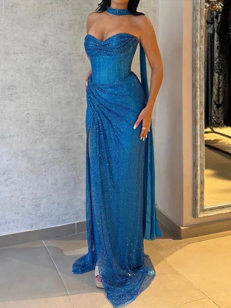 Sheath Sweetheart Paljett...