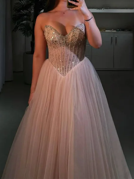 A-line kjole Sweetheart...