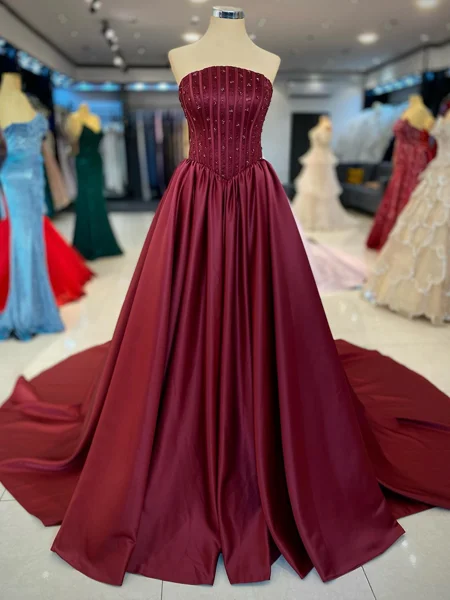A-line kjole Rett...