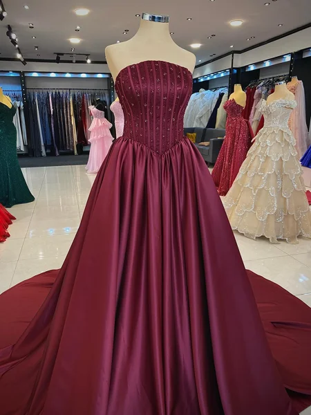 A-line kjole Rett...