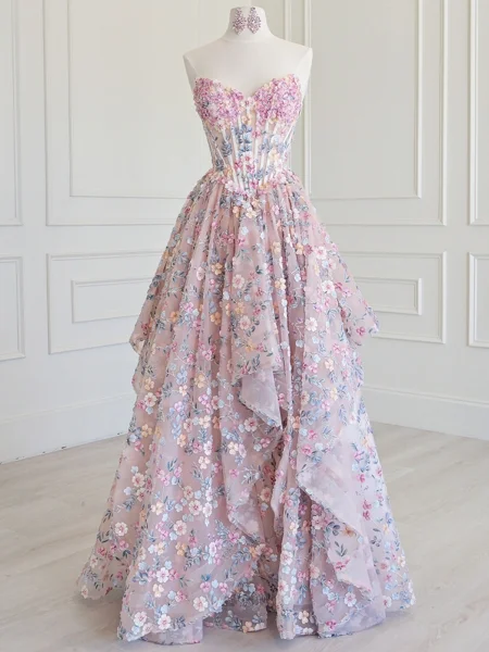 A-line kjole Sweetheart...
