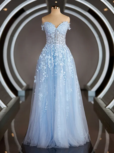 A-line kjole Bare Skuldre...