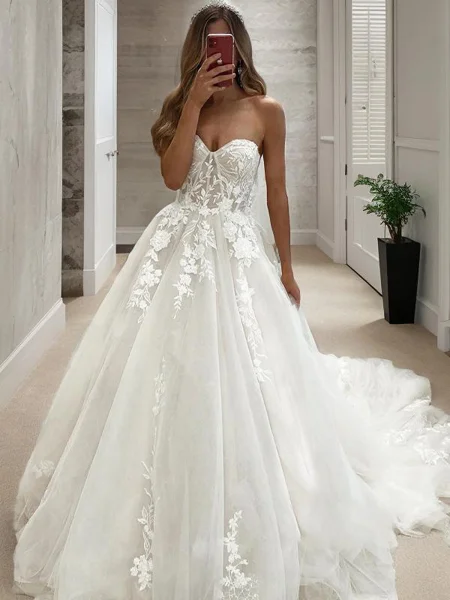A-line kjole Sweetheart...