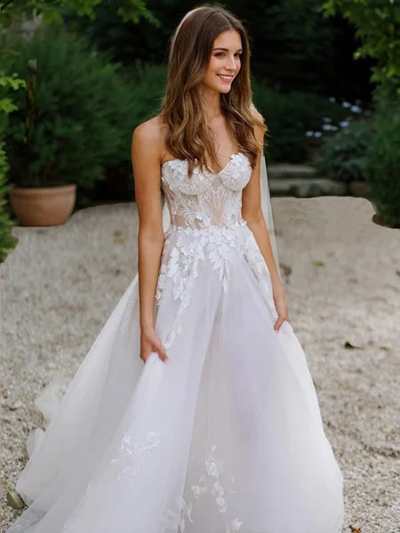 A-line kjole Sweetheart...