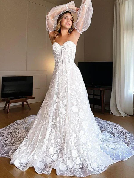 A-line kjole Sweetheart...