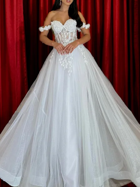A-line kjole Bare Skuldre...