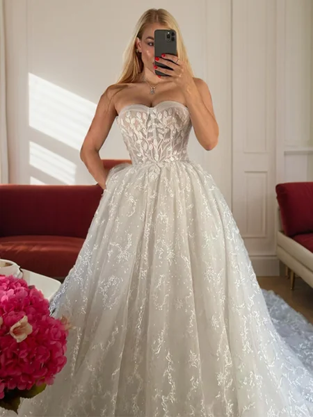 A-line kjole Sweetheart...