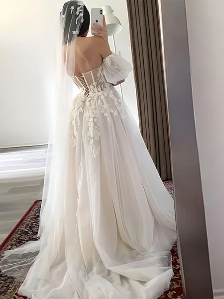 A-line kjole Sweetheart...