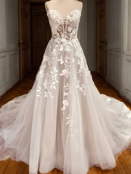 A-line kjole Sweetheart...