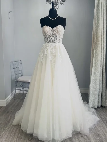A-line kjole Sweetheart...